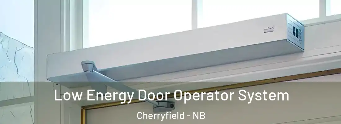  Low Energy Door Operator System Cherryfield - NB