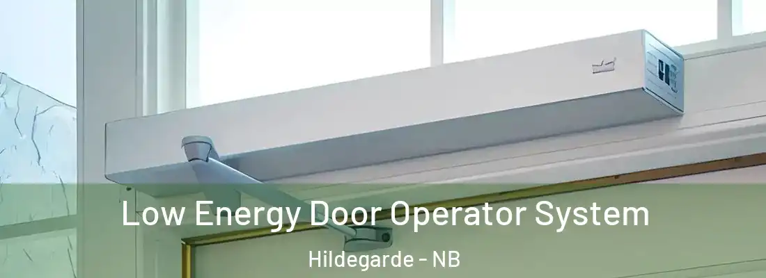  Low Energy Door Operator System Hildegarde - NB