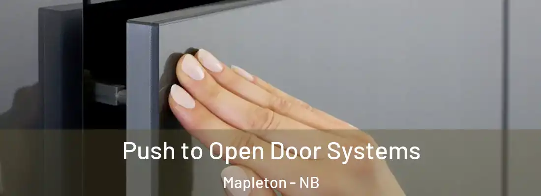  Push to Open Door Systems Mapleton - NB