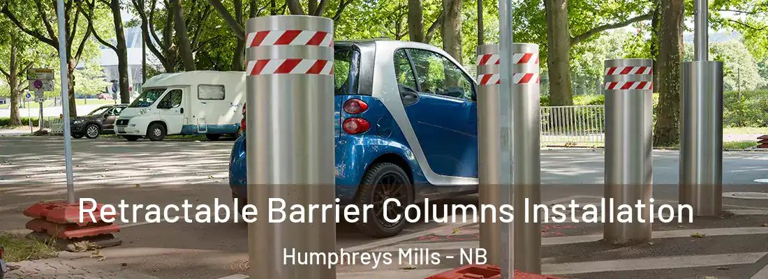  Retractable Barrier Columns Installation Humphreys Mills - NB