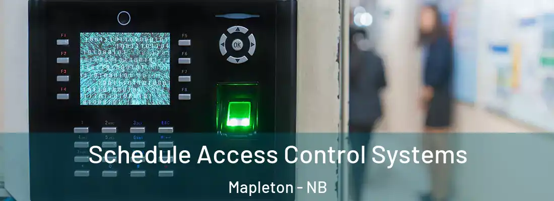  Schedule Access Control Systems Mapleton - NB